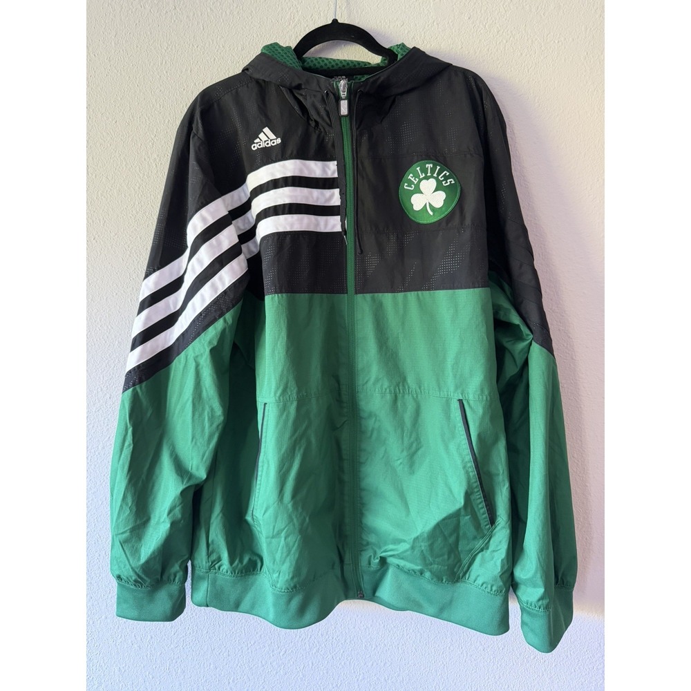 Boston Celtics NBA Adidas Officially Licensed Parka Jacket Men's Size: 2XL